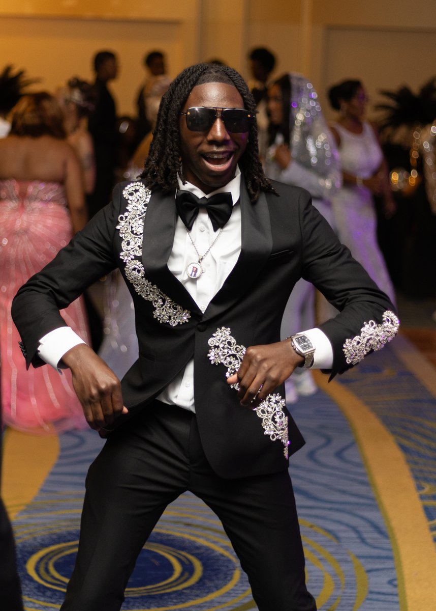 Prom portrait of a student posing